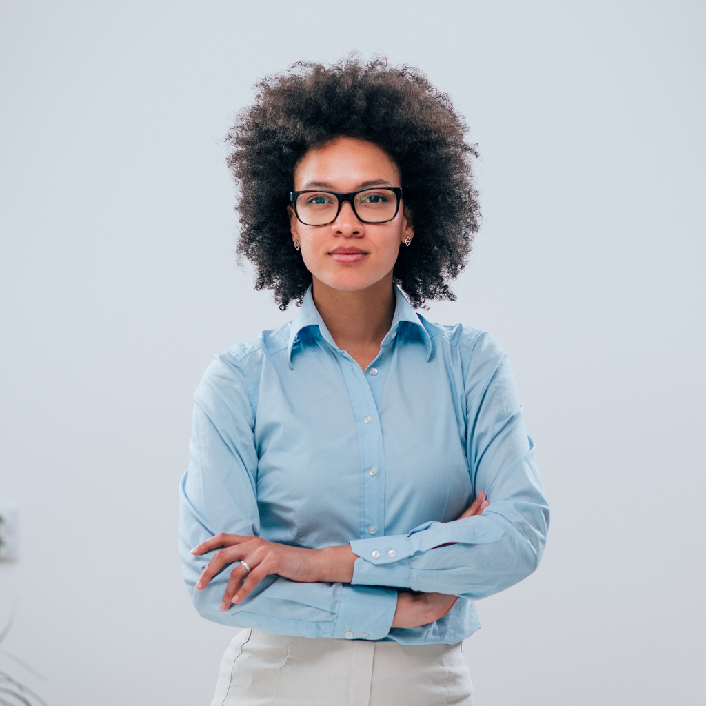 Woman in business clothing