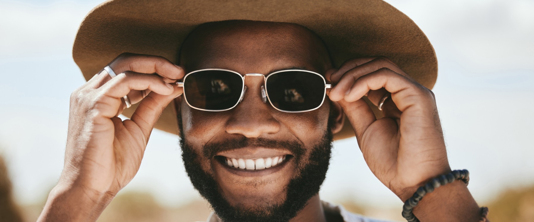 Man with sunglasses